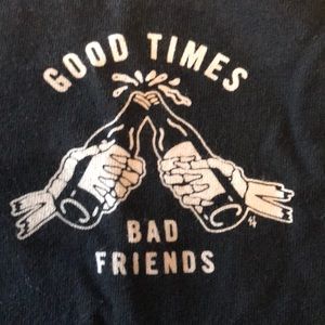 Sketchy Tank L Good Times Bad Friends Men’s Tee